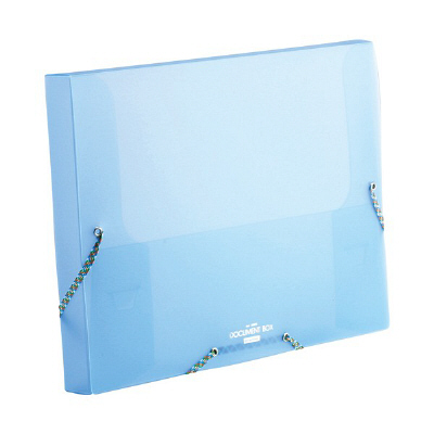 ビュートン　ドキュメントボックス　ブルー　NDB-A4-CB　（直送品）