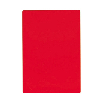 A4判　色透明下敷　赤　NO.1377-R　共栄プラスチック　（直送品）