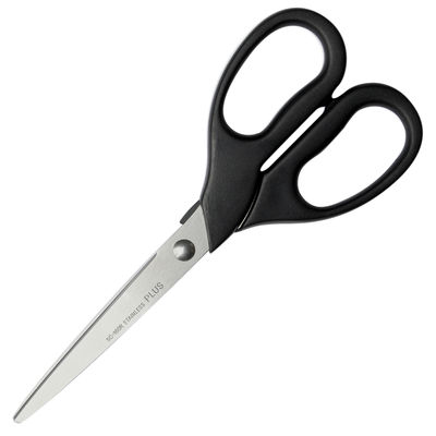 プラス ステンレスハサミ ブラック SC-160R 1個（直送品）