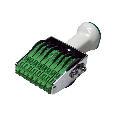 サンビー（SANBY） テクノタッチ回転印 欧文8連 3号 明朝体 TK-038 1個（直送品）