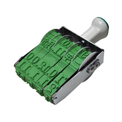 サンビー（SANBY） テクノタッチ回転印 欧文日付 初号 明朝体 TK-D00 1個（直送品）