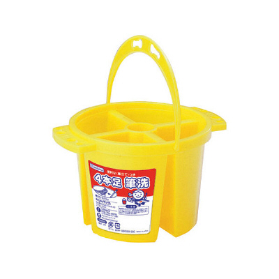 デビカ　ブラシ付四本足筆洗　020528　（直送品）