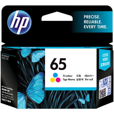HP（ヒューレット・パッカード） 純正インク HP65 3色カラー N9K01AA 1個（直送品）