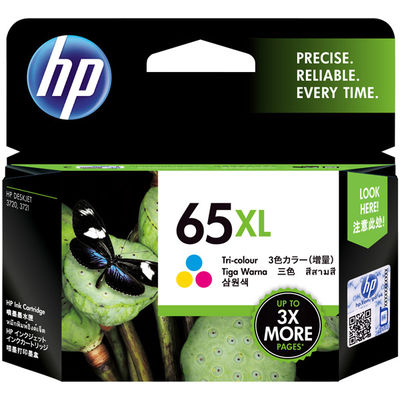 HP（ヒューレット・パッカード） 純正インク HP65XL 3色カラー（増量） N9K03AA 1個（直送品）