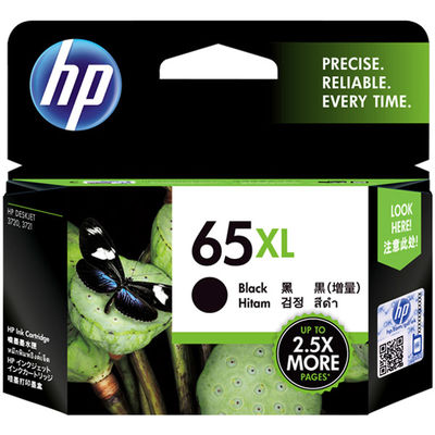 HP（ヒューレット・パッカード） 純正インク HP65XL 黒（増量） N9K04AA 1個（直送品）