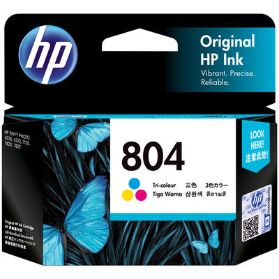 HP（ヒューレット・パッカード） 純正インク HP804 3色カラー T6N09AA 1個（直送品）