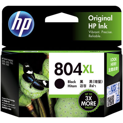 HP（ヒューレット・パッカード） 純正インク HP804XL 黒（増量） T6N12AA 1個（直送品）