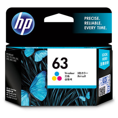 HP（ヒューレット・パッカード） 純正インク HP63 カラー F6U61AA 1個（直送品）