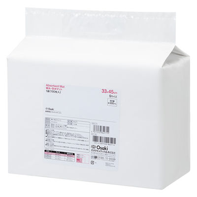 オオサキメディカル 吸水・防水マット 33×45cm 84271 1セット（100枚入×6袋）  オリジナル