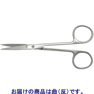 眼科剪刀　曲（反）　MY-9127B　メドライフ　マツヨシカタログ（直送品）