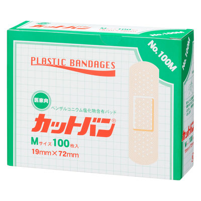 祐徳薬品工業　カットバン（R）　Mサイズ　100枚入り
