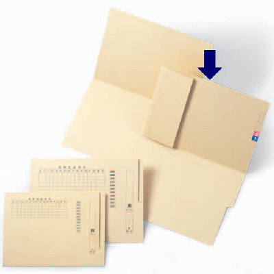 ケルン KS-731 TDカルテフォルダー（抗菌ケルンボード製/折り返し付