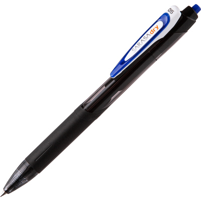 ゼブラ ドライジェルインク ノック式 サラサドライ 0.5mm 青軸 青インク P-JJ31-BL 1セット（7本入り）（直送品）