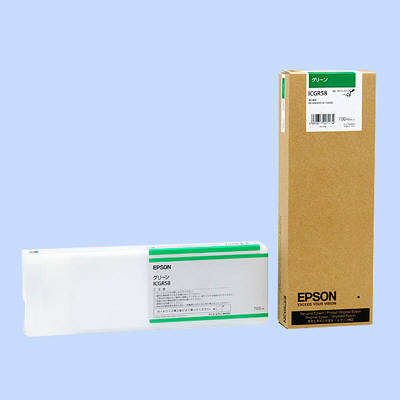 エプソン（EPSON） 純正インク ICGR58 グリーン 1個（取寄品）