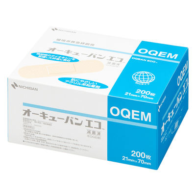 ニチバン オーキューバンエコ 21mm×70mm OQEM 1箱（200枚入）