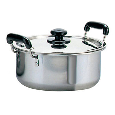 実用鍋 両手 モリブデン EBM 22cm 7033900 （取寄品） - アスクル