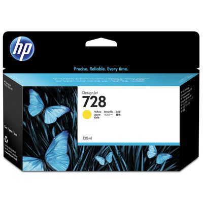 HP（ヒューレット・パッカード） 純正インク HP728 （130ml） イエロー F9J65A 1個（直送品）