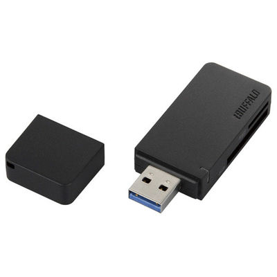 バッファロー 高速カードリーダー USB3.0対応 BSCR26TU3BK（直送品）