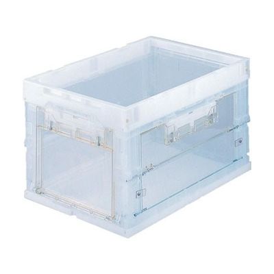 トラスコ中山 扉付き折畳みコンテナー 50L CR-S50T 1個 0-1805-01（直送品）