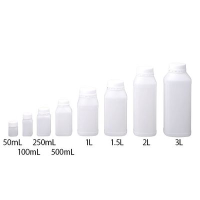 日本メデカルサイエンス セキュリティーボトル 角型 1L 1箱(50本入) 1-1547-05 1箱(50本)（直送品）