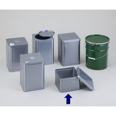 石井ブラシ産業 金属缶 天切缶(半缶) 9L 1-1806-05 1個（直送品）