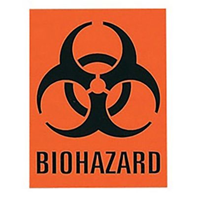 アイシス バイオハザードステッカー 1箱(4ラベル×15枚入) KBH-3 1箱(60ラベル) 2-4699-03（直送品）