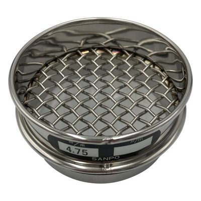 サンポー ステンレスふるい φ75×20mm 4.75mm 5-3294-20 1個（直送品）