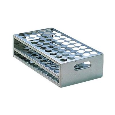 清水アキラ ステンレス打抜型試験管台 φ13.5×50本 6-314-04 1個（直送品）