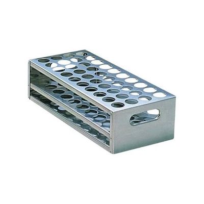 清水アキラ ステンレス打抜型試験管台 φ17×40本 6-314-07 1個（直送品）