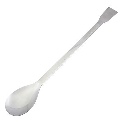 アズワン スプーン(ステンレス製) ヘラ付き匙 500mm 6-523-10 1本（直送品）