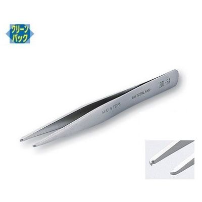 アズワン MEISTERピンセット 凹 耐酸鋼 201-SA 1本 9-5691-01（直送品）