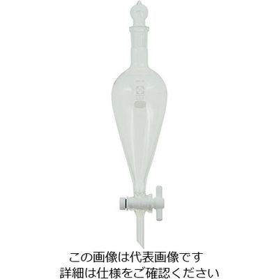 柴田科学 SPC分液スキーブ型ロート PTFEコック付 200mL 031240-200 1個