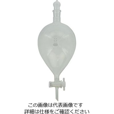 柴田科学 SPC分液スキーブ型ロート PTFEコック付 3000mL 031240-3000 1