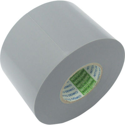 日東電工 日東 脱鉛タイプビニールテープNo.21S 0.2mm×50mm×20m 灰 4巻入り 21-50GY 1パック(4巻)（直送品）