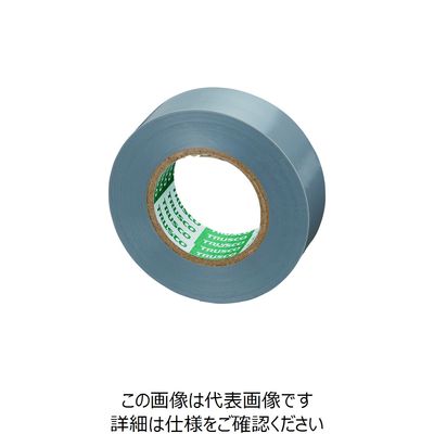 トラスコ中山 TRUSCO 脱鉛タイプビニールテープ 19mmX10m 10巻入り グレー GJ-2110 GY 1パック(10巻)（直送品）