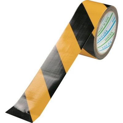 ダイヤテックス パイオラン 再帰反射テープ 50mm×10m イエロー/ブラック RF-30-YB-50 1巻 293-0927（直送品）