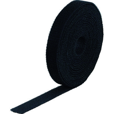 トラスコ中山 TRUSCO マジックバンド[[R下]]結束テープ 両面 幅20mmX長さ5m黒 MKT-2050-BK 1巻(1個)（直送品）