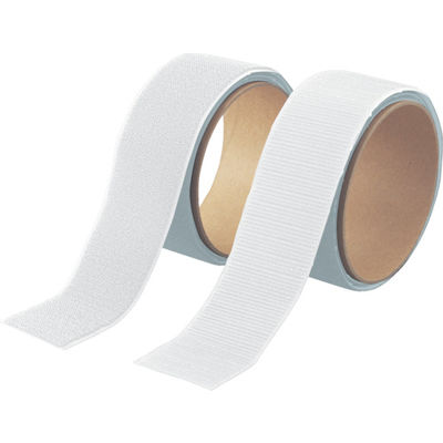 トラスコ中山 TRUSCO マジックテープ[[R下]]セット強粘着幅50mm長さ1m白(1巻=1セット) TMSD-W 1セット（直送品）