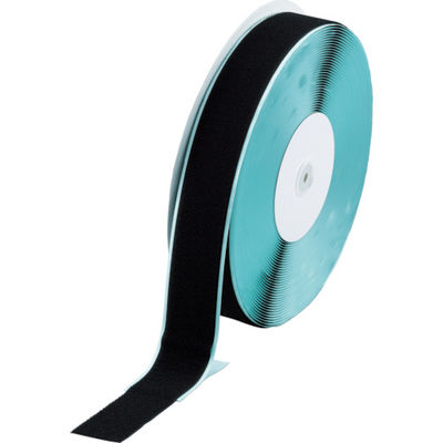 トラスコ中山 TRUSCO マジックテープ[[R下]] 糊付B側 幅50mmX長さ25m 黒 TMBN-5025-BK 1巻（直送品）