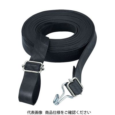 TRUSCO ゴムロープ金具付 Wフックバックル付 幅20mm×長さ3.0m (10本入) GR-2030KW 1パック(10本)（直送品）
