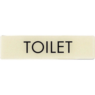 光 ルミノーバ蓄光サイン(TOILET) LU164-1 1枚(1個) 001-9381（直送品）