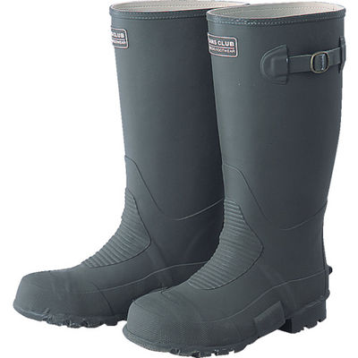 福山ゴム工業 福山ゴム 土木作業長靴緑26.5cm DS-LL 1足 214-9311（直送品）