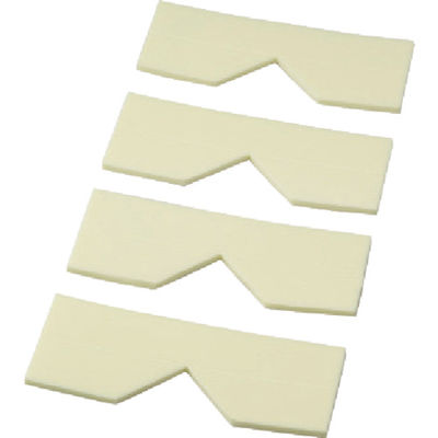 トラスコ中山 TRUSCO エッジクッションテープ コーナー用4枚入 グレー TECC-50GY 1袋(4枚) 329-2321（直送品）