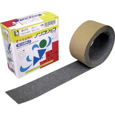 日本レヂボン NCA 超強力型ノンスリップテープ 50×3m グレー A24N-004-50X3 GY 1巻 124-3748（直送品）