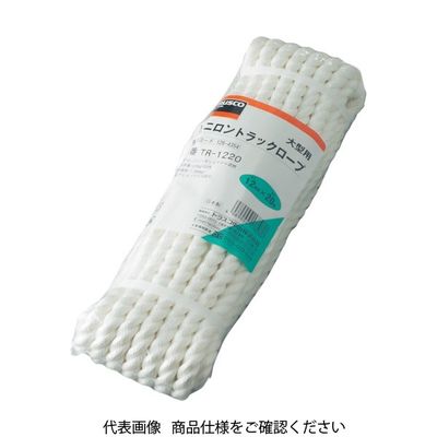 トラスコ中山 TRUSCO ビニロントラックロープ 3つ打 線径12mmX長さ30m TR-1230 1巻 126-4362（直送品）