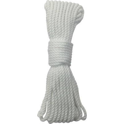 ユタカメイク ロープ ポリエステルロープ3ッ打 4mm×10m A-501 1巻 367-4215（直送品）
