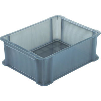 トラスコ中山 TRUSCO スケルトンカラーコンテナ スケルコン 9L 透明ブラックー TSK-910BK 1個 342-6874（直送品）