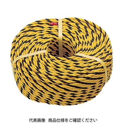 トラスコ中山 TRUSCO 標識ロープ 3つ打 線径7.5mmX長さ200m R-9200T 1巻 276-7520（直送品）