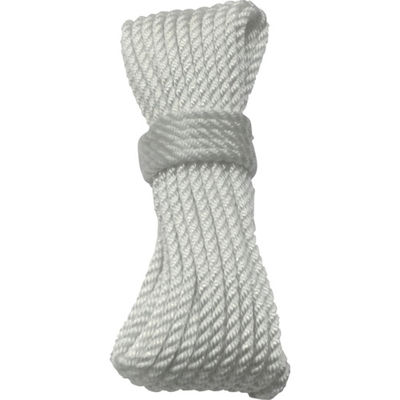 ユタカメイク ロープ ナイロンロープ3ツ打 6φ×10m A-73 1巻 367-4541（直送品）