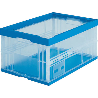 トラスコ中山 TRUSCO 折りたたみコンテナ75L 透明 TR-75B TM 1個(1台) 329-1227（直送品）